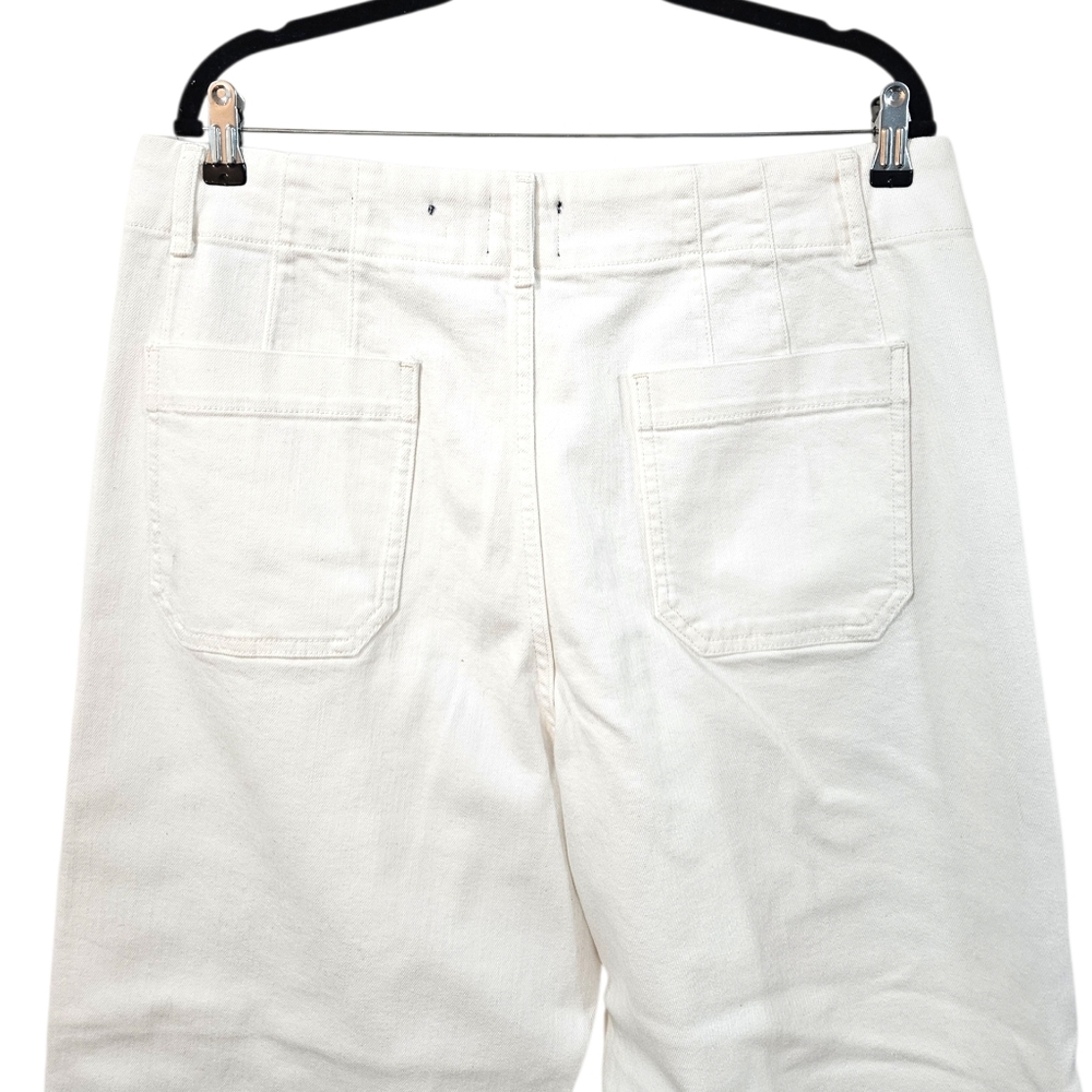 Anthropologie The Colette Crop Wide-Leg Jeans by Maeve Size 33 - Picture 9 of 11